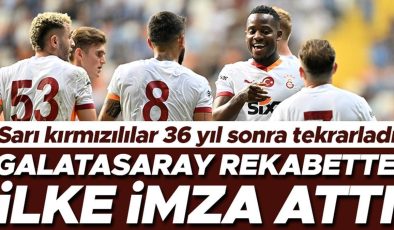 Galatasaray’dan Adana Demirspor kalesine 37 dakikada 4 gol! Rekabet tarihinde bir ilk yaşandı