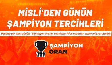 Misli’den Günün Şampiyon İddaa Tercihleri (30 Ağustos 2024)