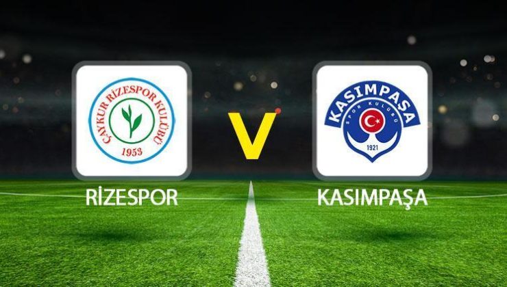 Rizespor – Kasımpaşa maçı ne zaman, saat kaçta ve hangi kanalda? Süper Lig Çaykur Rizespor Kasımpaşa canlı izle!