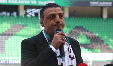 Sakaryaspor’da Başkan Gökhan İn istifa etti