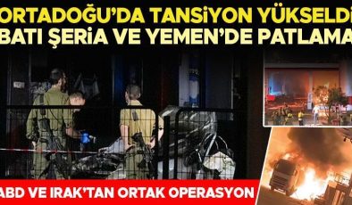 Son dakika… Ortadoğu’da tansiyon yükseldi: Batı Şeria ve Yemen’de patlamalar meydana geldi… ABD ve Irak’tan ortak DEAŞ operasyonu…