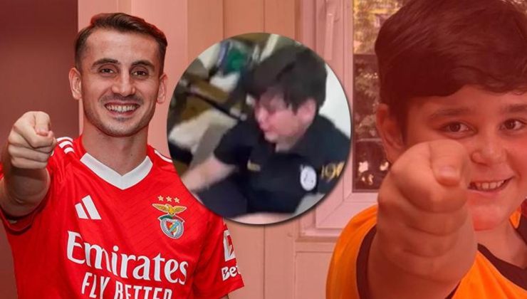 10 yaşındaki Rüzgar'dan Kerem Aktürkoğlu mesajı: 'Benfica Kulübü ve taraftarları ona çok iyi baksınlar'