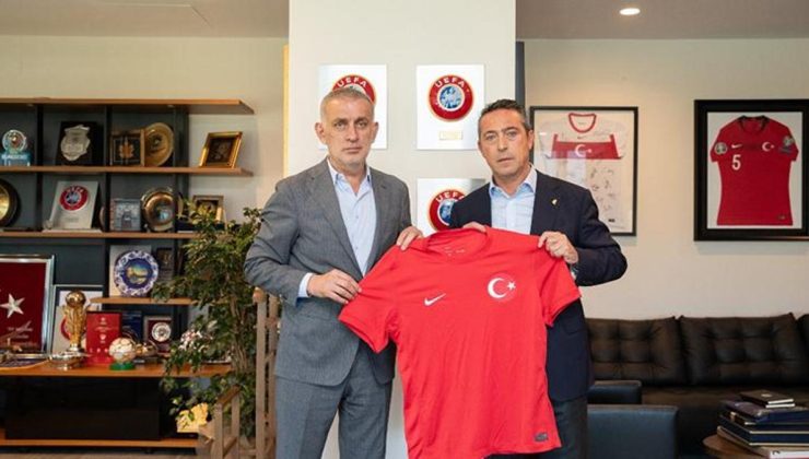 Ali Koç'tan TFF Başkanı İbrahim Hacıosmanoğlu'na ziyaret