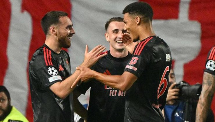 Benfica, Devler Ligi'nde Kerem ve Orkun ile 3 puanı aldı!