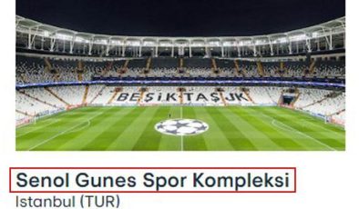 Beşiktaş’tan UEFA’ya stat tepkisi! Şenol Güneş…