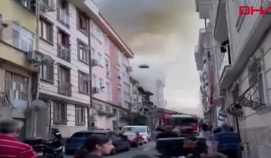 Beyoğlu’ndaki yangında mahsur kalanlar kurtarıldı