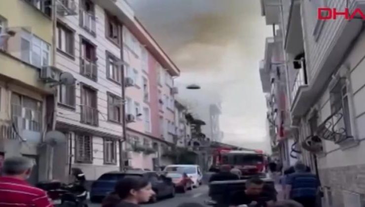 Beyoğlu’ndaki yangında mahsur kalanlar kurtarıldı