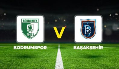 Bodrumspor – Başakşehir maçı ne zaman, saat kaçta ve hangi kanalda? Süper Lig 5. hafta Bodrum FK Başakşehir maçı canlı izle