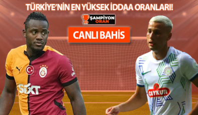 Çaykur Rizespor’da kaleci değişti! Galatasaray’da ilk 11 nasıl olacak? Süper Lig iddaa oranları, hakem istatistikleri…