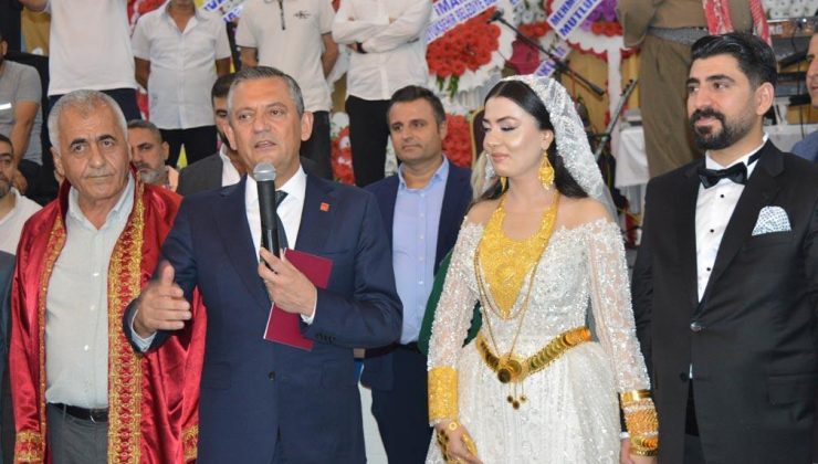 CHP Genel Başkanı Özgür Özel, Mardin’de düğüne katıldı