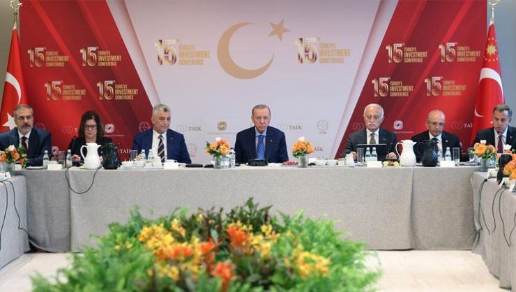 Cumhurbaşkanı Erdoğan, Amerikalı ve Türk iş adamlarıyla bir araya geldi: Yeni ortaklıklar kurmak için sizlerin desteği mühimdir