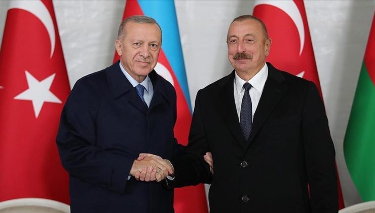 Cumhurbaşkanı Erdoğan, Azerbaycan Cumhurbaşkanı İlham Aliyev ile görüştü