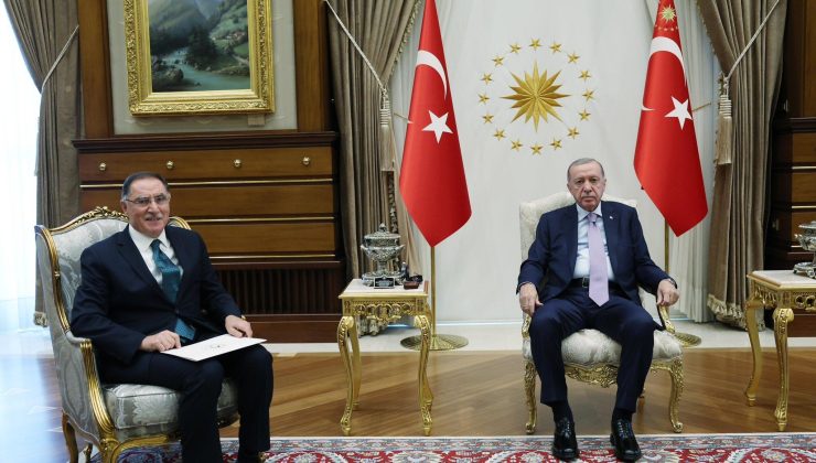 Cumhurbaşkanı Erdoğan, Kamu Başdenetçisi Şeref Malkoç’u kabul etti