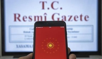 Cumhurbaşkanlığı tarafından yapılan atama kararları Resmi Gazete’de