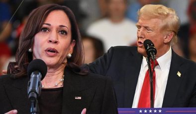 Dünyanın beklediği canlı yayın! Trump ve Harris kozlarını paylaştı