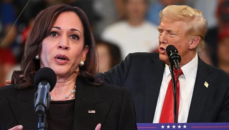 Dünyanın beklediği canlı yayın! Trump ve Harris kozlarını paylaştı