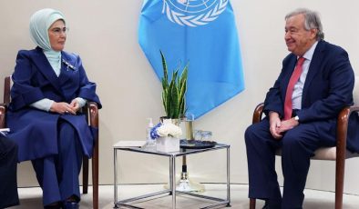 Emine Erdoğan, Guterres ile görüştü