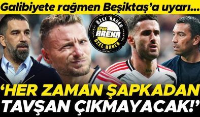 Eyüpspor galibiyetine rağmen Beşiktaş’a uyarı: Her zaman şapkadan tavşan çıkmaz