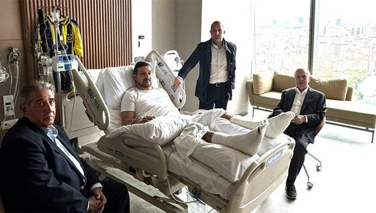 Fenerbahçe Eski Başkanı Aziz Yıldırım’dan Serhat Akın’a geçmiş olsun ziyareti