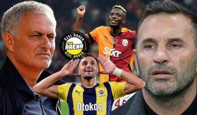 Fenerbahçe ve Galatasaray’ın eski yıldızlarından derbi yorumu: ‘Oynadığım en korkunç yer, maçın adamı olabilir…’