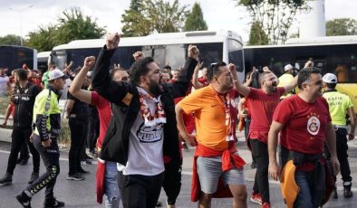 Galatasaray taraftarı Kadıköy’e böyle geldi