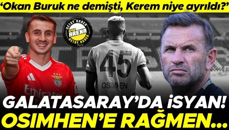 Galatasaray’da Osimhen’e rağmen ‘transfer’ isyanı! ‘Kerem Aktürkoğlu niye gitti, Okan Buruk ne demişti?’ ve kanat rotasyonu…