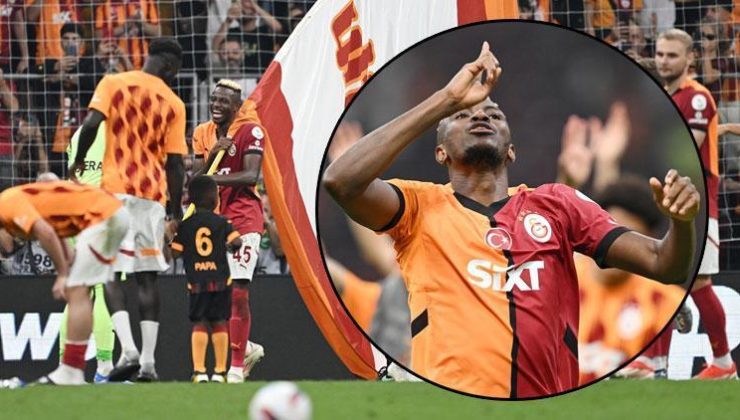 Galatasaray’da Victor Osimhen’den üçlü! Taraftarların yanına çıktı