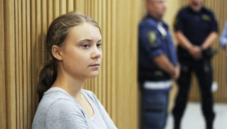 Greta Thunberg’e Gazze protestosunda gözaltı