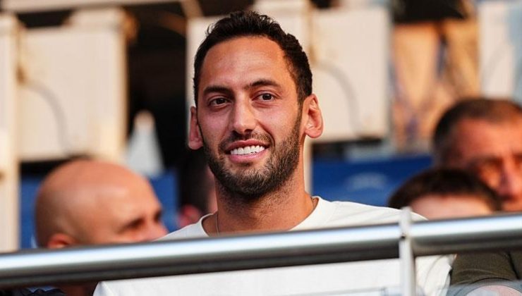 Hakan Çalhanoğlu, Eyüpspor – Trabzonspor maçını izledi