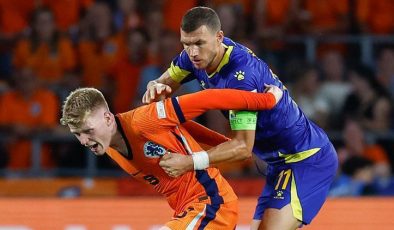 Hollanda, Bosna Hersek’i farklı geçti! Edin Dzeko’dan gol