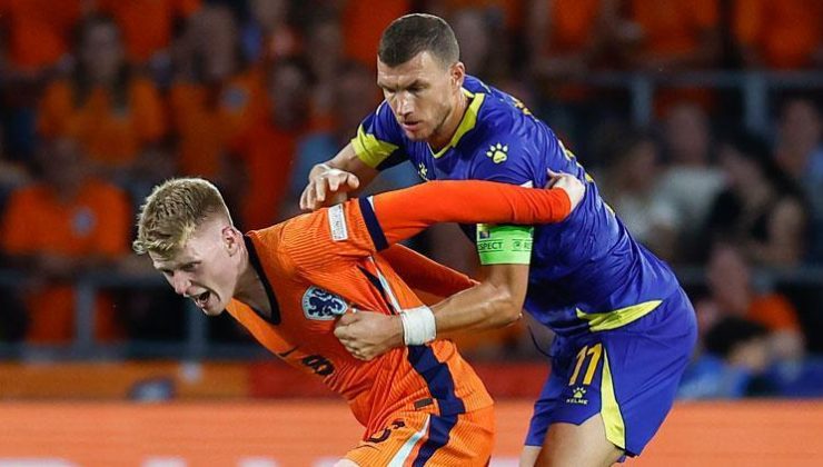 Hollanda, Bosna Hersek’i farklı geçti! Edin Dzeko’dan gol