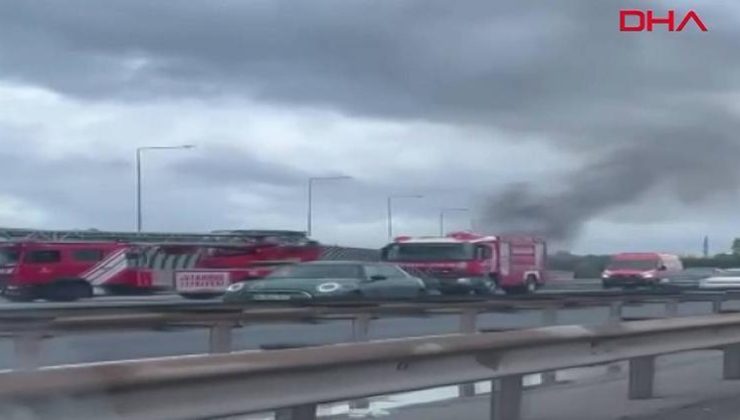 İstanbul’da TEM’de TIR yangını: Ekipler müdahale ediyor