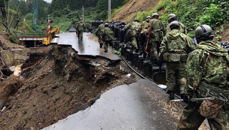 Japonya’da 5,9 büyüklüğünde deprem! Sel ve toprak kaymalarında ölü sayısı artıyor