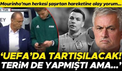 Jose Mourinho’nun Antalyaspor maçına damga vuran hareketi gündemde! Kural ne diyor? ‘UEFA bu konuyu tartışacak’ | ‘Fatih Terim de yapmıştı ama…’