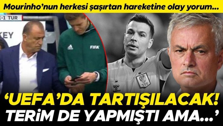 Jose Mourinho’nun Antalyaspor maçına damga vuran hareketi gündemde! Kural ne diyor? ‘UEFA bu konuyu tartışacak’ | ‘Fatih Terim de yapmıştı ama…’