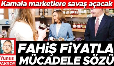 Kamala marketlere savaş açacak: Fahiş fiyatla mücadele sözü