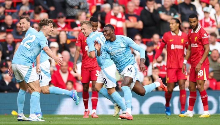 Liverpool, evinde Nottingham Forest’a 55 yıl sonra yenildi