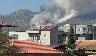 Manisa Alaşehir’deki orman yangını ikinci gününde