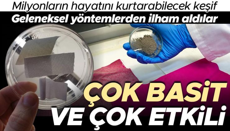 Milyonların hayatını kurtarabilecek keşif! Geleneksel yöntemlerden ilham aldılar… Çok basit ve çok etkili