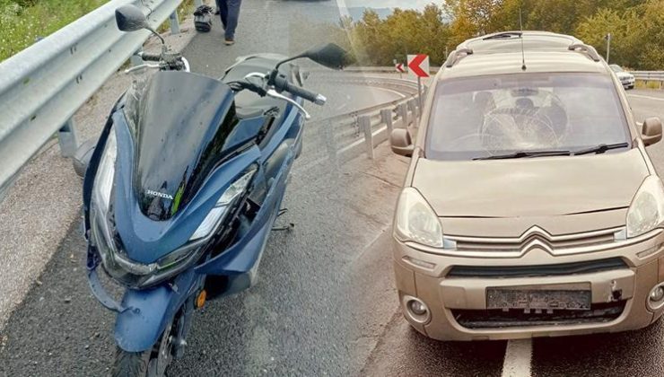 Motosiklet sürücüsü kazada hayatını kaybetti