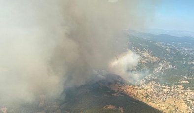 Muğla’da orman yangını: Havadan ve karadan müdahale ediliyor