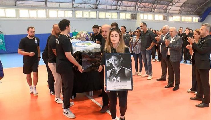 Nilüfer Belediyespor'dan Marie Victoria Lopez için tören