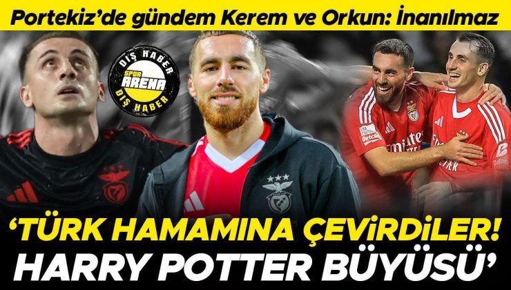 Portekiz’de gündem Kerem Aktürkoğlu ve Orkun Kökçü: Türk hamamına çevirdiler, inanılmaz | Harry Potter büyüsü…