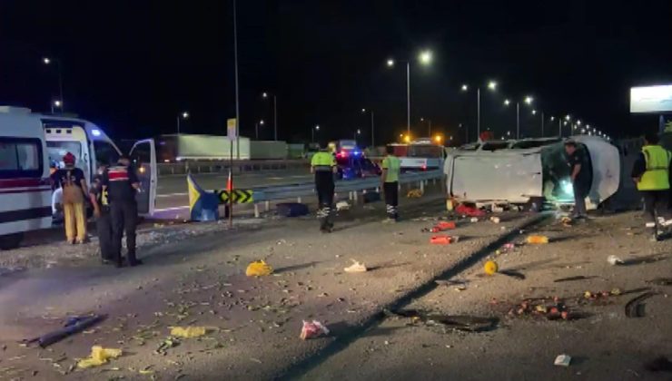 Sarıyer Kuzey Marmara Otoyolu’nda araç yoldan çıktı: 1 ölü, 5 yaralı