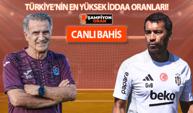 Trabzonspor-Beşiktaş ŞAMPİYON ORAN farkıyla Misli’de! Türkiye’nin en yüksek iddaa oranları burada…