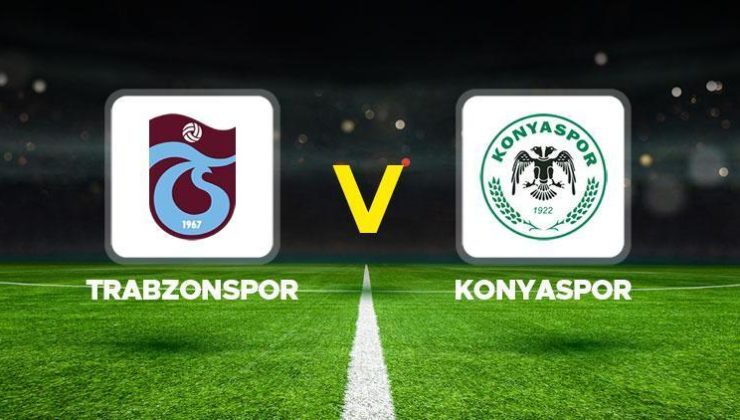 Trabzonspor-Konyaspor maçı ne zaman, saat kaçta, oynanacak? Trabzonspor-Konyaspor maçı canlı yayın hangi kanalda? İşte muhtemel 11’ler!