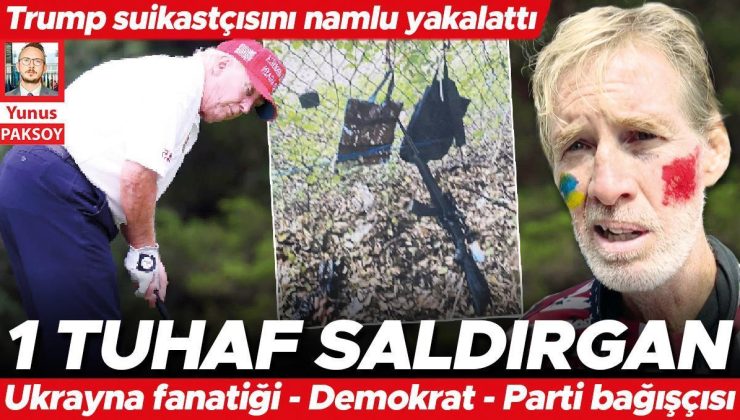 Trump suikastçısını namlu yakalattı! Ukrayna fanatiği, Demokrat, Parti bağışçısı… 1 tuhaf saldırgan