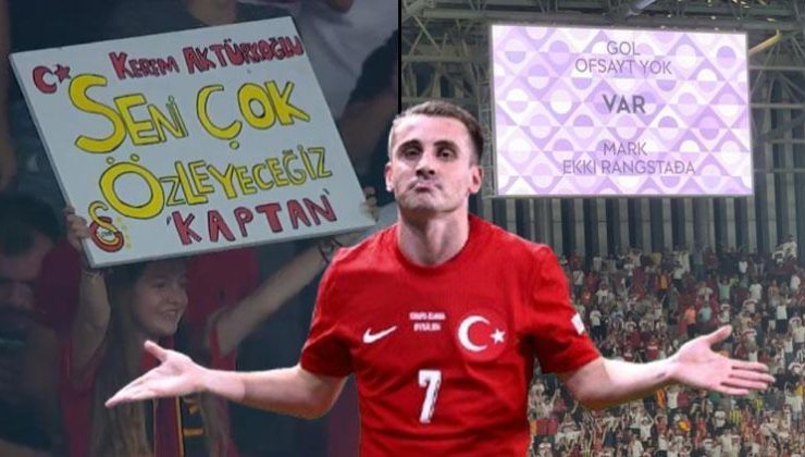 Türkiye – İzlanda maçına Kerem Aktürkoğlu damgası! Hat-trick yaptı, 4. golü ofsayta takıldı