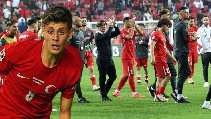 A Milli Takım’da Montella tarihe geçti! Karadağ kalesine şut yağmuru, Arda Güler’den müthiş performans