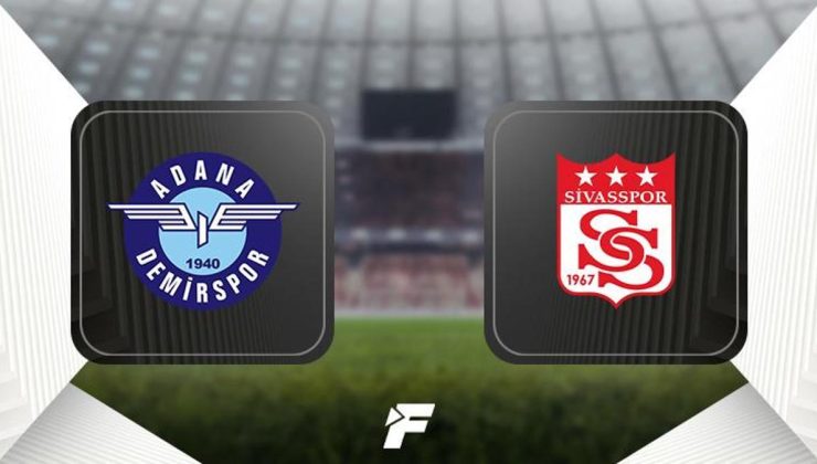 Adana Demirspor-Sivasspor maçı ne zaman, saat kaçta, hangi kanalda canlı yayınlanacak? İşte muhtemel 11'ler